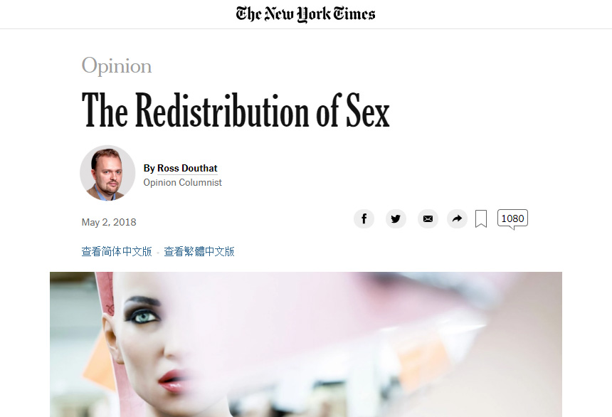 redistribution of sex